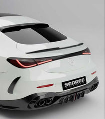 Mercedes Benz CLE-Class AMG CLE 53 / 450 / 300 C236 2024-ON with Aftermarket Parts - Rear Lip Spoiler Dry Pre-preg Carbon Fiber from SOOQOO USA