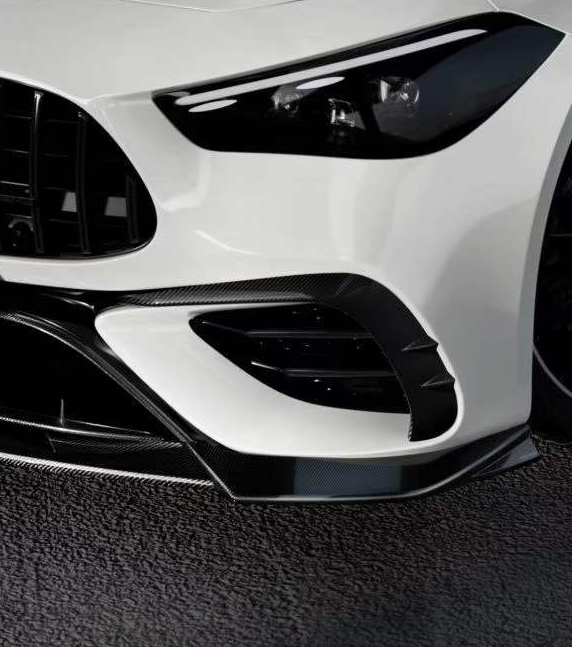 Mercedes Benz CLE-Class AMG CLE 53 C236 A236 2024-ON with Aftermarket Parts - Front Canards Dry Pre-preg Carbon Fiber from SOOQOO USA