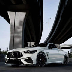 Mercedes Benz CLE-Class AMG CLE 53 C236 A236 2024-ON with Aftermarket Parts - Front Canards Dry Pre-preg Carbon Fiber from SOOQOO USA