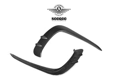 Mercedes Benz CLE-Class AMG CLE 53 C236 A236 2024-ON with Aftermarket Parts - Front Canards Dry Pre-preg Carbon Fiber from SOOQOO USA