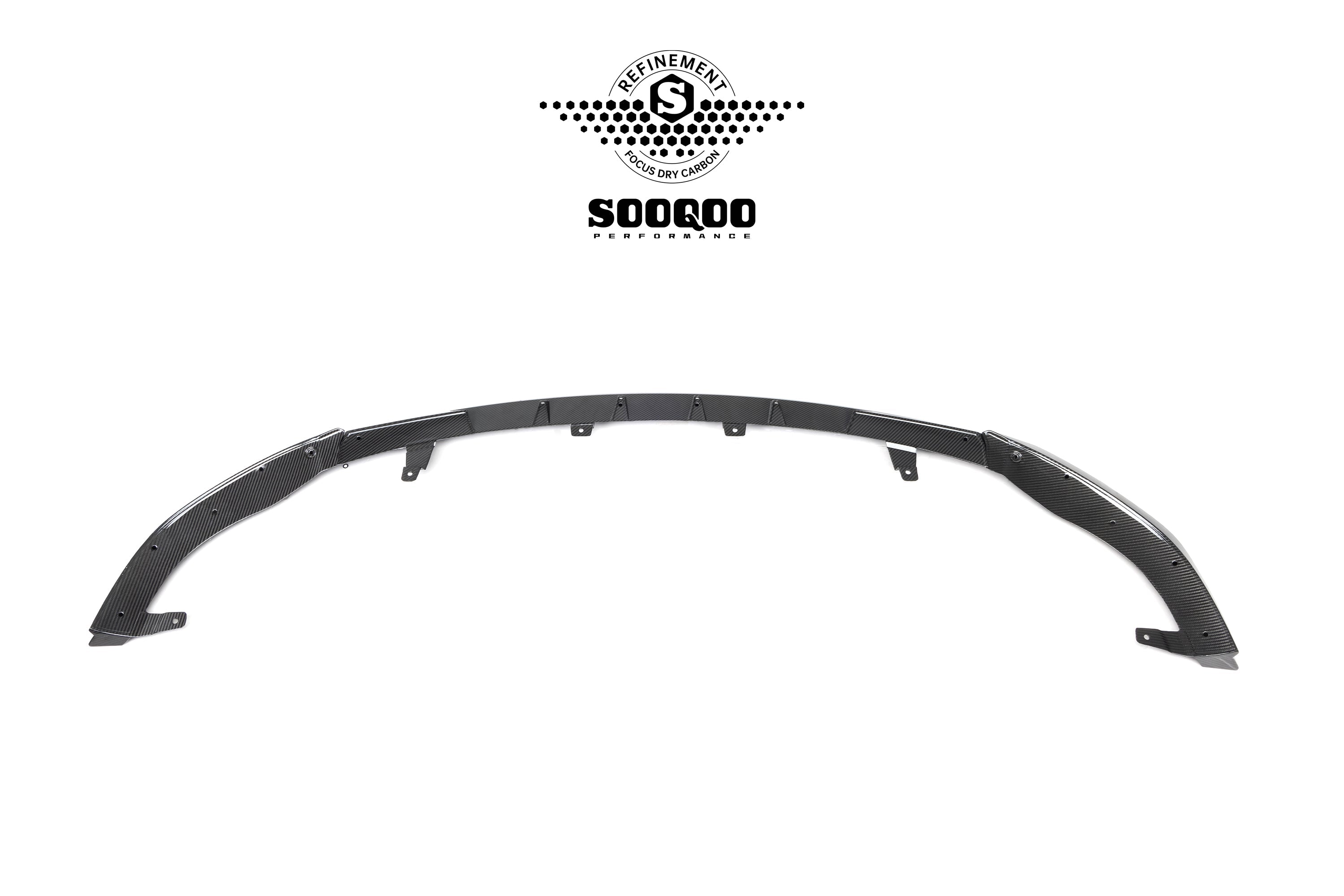 Mercedes Benz CLE-Class AMG CLE 53 C236 A236 2024-ON with Aftermarket Parts - Front Lip Dry Pre-preg Carbon Fiber from SOOQOO USA