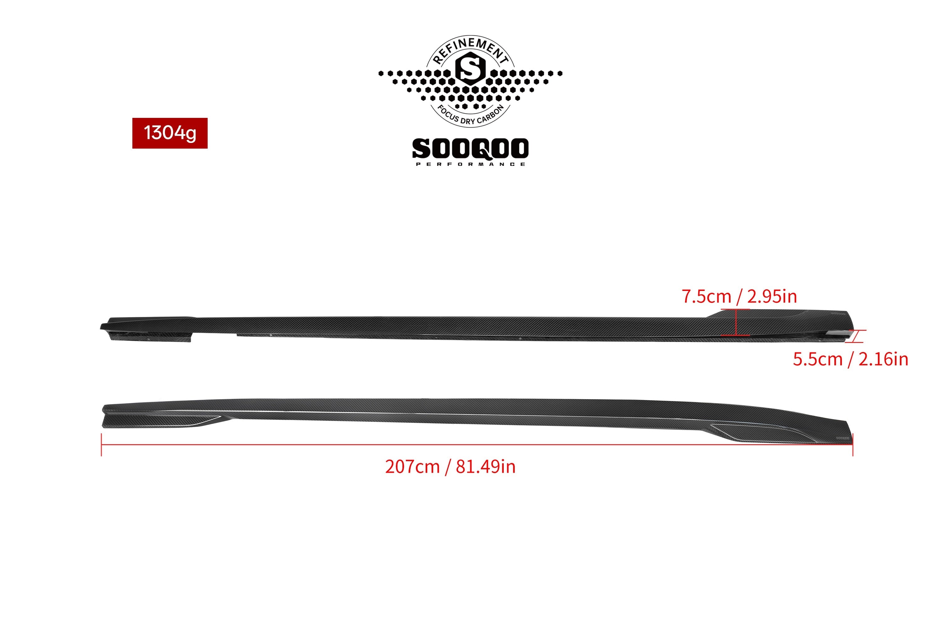 Mercedes Benz CLE-Class AMG CLE 53 / 450 / 300 C236 A236 2024-ON with Aftermarket Parts - Side Skirts Dry Pre-preg Carbon Fiber from SOOQOO USA
