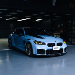 BMW M2CS M2 G87 2023-ON & 2 Series M240i 230i G42 2022-ON with Aftermarket Parts - V2 Partially Primed Hood Bonnet Dry Pre-preg Carbon Fiber from SOOQOO USA