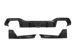 BMW X3 M40i s/xDrive 30i (with M-package bumper) G01 LCI 2022-ON & X4 M40 xDrive 30i (with M-package bumper) G02 LCI 2022-ON with Aftermarket Parts - Without Light Rear Diffuser Dry Pre-preg Carbon Fiber?from SOOQOO USA
