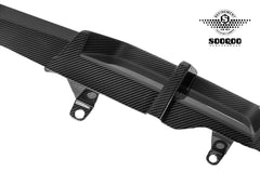 BMW X3 M40i s/xDrive 30i (with M-package bumper) G01 LCI 2022-ON & X4 M40 xDrive 30i (with M-package bumper) G02 LCI 2022-ON with Aftermarket Parts - Without Light Rear Diffuser Dry Pre-preg Carbon Fiber?from SOOQOO USA
