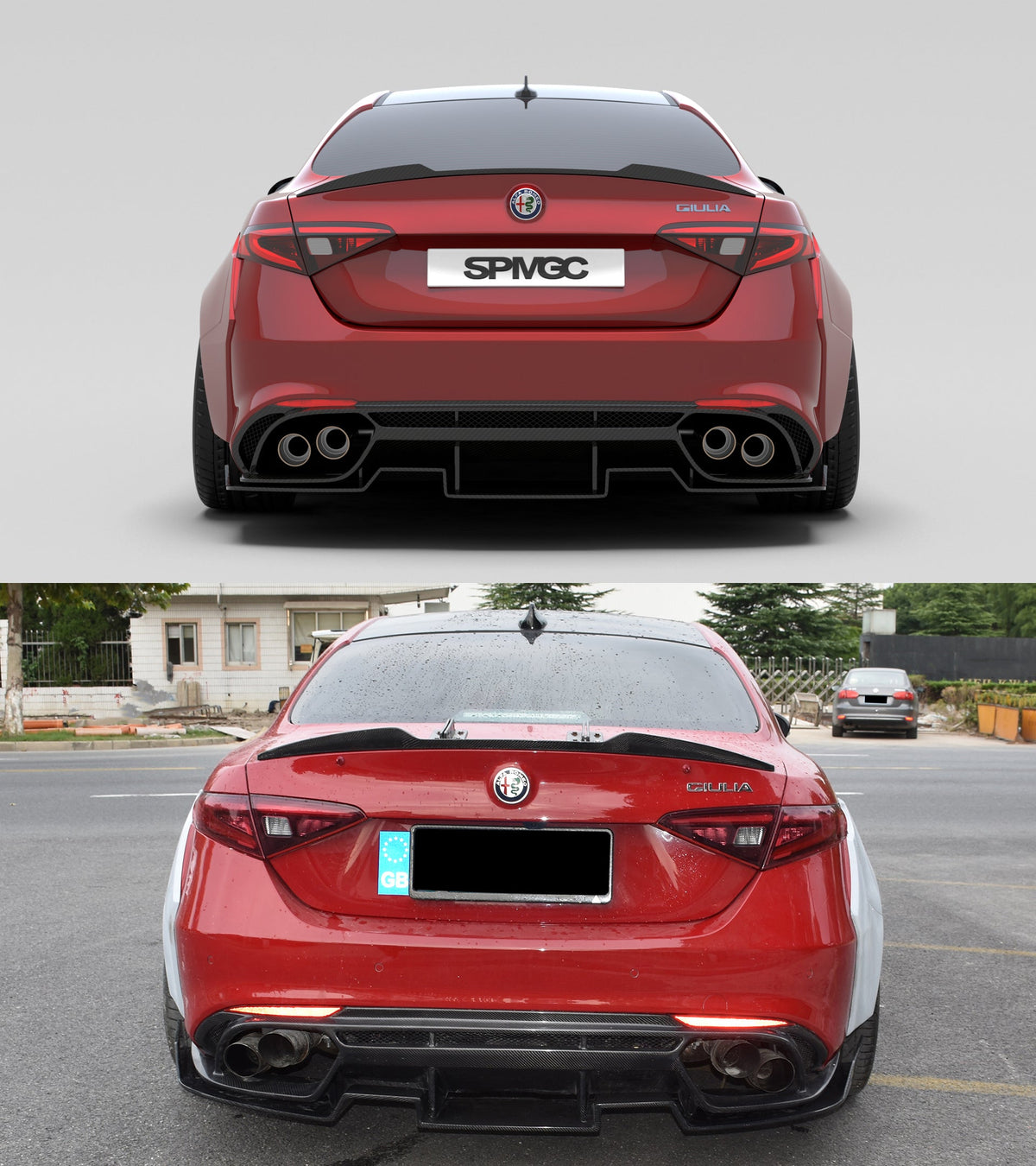 Giulia Quadrifoglio Sport Veloce Aftermarket Parts - Specter Plus Rear 