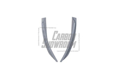 Chevrolet Camaro 6th Gen ZL1 Z/28 2SS 1SS 3LT 2LT 1LT 2LS 1LS 2015 2016 2017 2018 2019 2020 2021 2022 2023 2024 with Aftermarket Parts - Front Canards Carbon Fiber/FRP from SPECTER PLUS