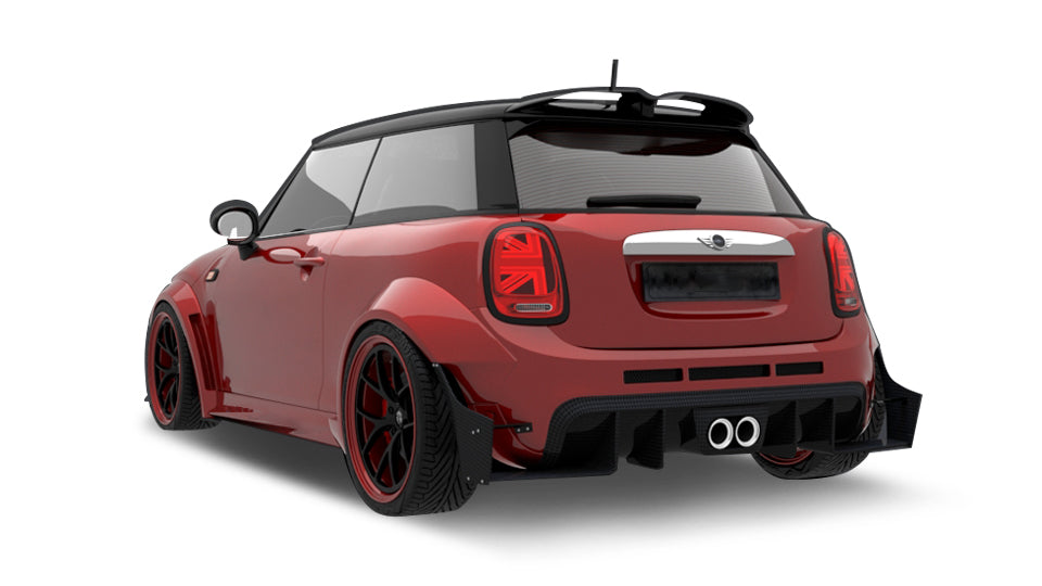 MINI Cooper JCW (John Cooper Works) GP F56 LCI 2022-ON with Aftermarket Parts - GP Style Rear Wing Carbon Fiber / FRP from SPECTER PLUS