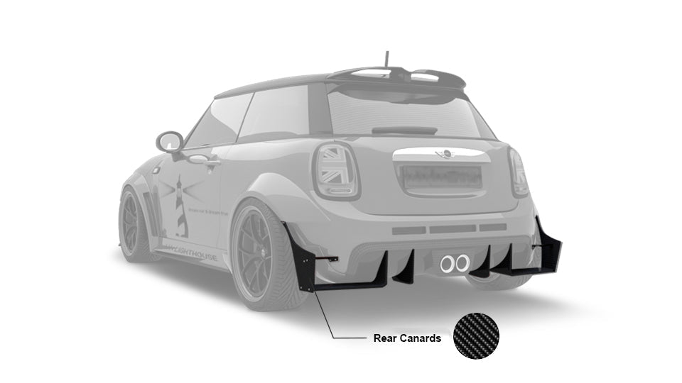 MINI Cooper JCW F56 Aftermarket Parts SPECTER PLUS Rear Bumper ...