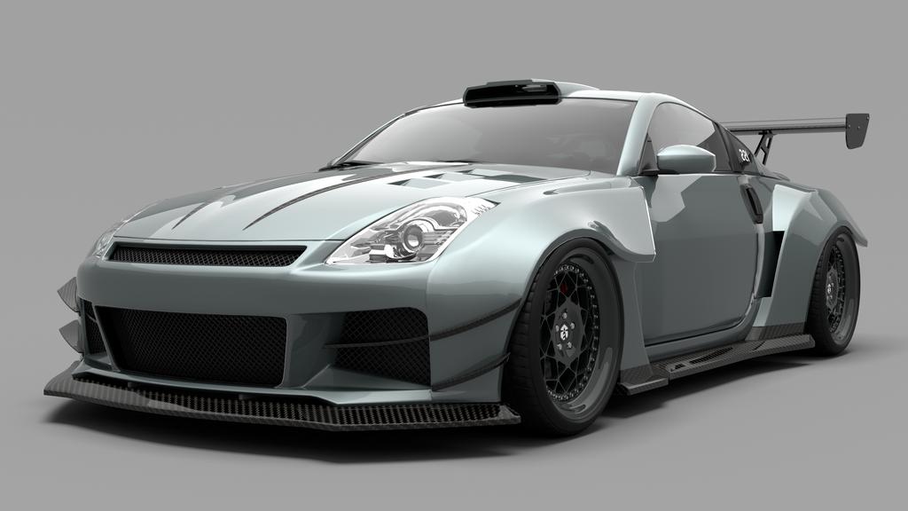 Nissan 350Z Aftermarket Parts - SPECTER PLUS Widebody Rear Quarter ...