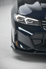BMW 3 Series 330i (With M-Package Bumper, does not fit base model) M340i LCI G20 G21 2023 2024 with Aftermarket Parts - Plustic Style Front Lip ABS from?ArmorExtend