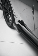 BMW 3 Series G20 330i M340i 2023 2024 LCI with Aftermarket Parts - Plustic Style Side Skirts ABS?from ArmorExtend?