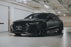 Future Design Blaze Carbon Fiber FRONT GRILL SIDE OVERLAY for Audi RS6 RS7 C8 2020-2026