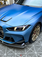 BMW M3 G80 G81 2021 2022 2023 2024 & M4 G82 G83 2021 2022 2023 2024 with Aftermarket Parts - AE Style Front Canards?Carbon Fiber?from ArmorExtend