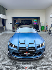 BMW M3 G80 G81 2021 2022 2023 2024 & M4 G82 G83 2021 2022 2023 2024 with Aftermarket Parts - AE Style Front Canards?Carbon Fiber?from ArmorExtend