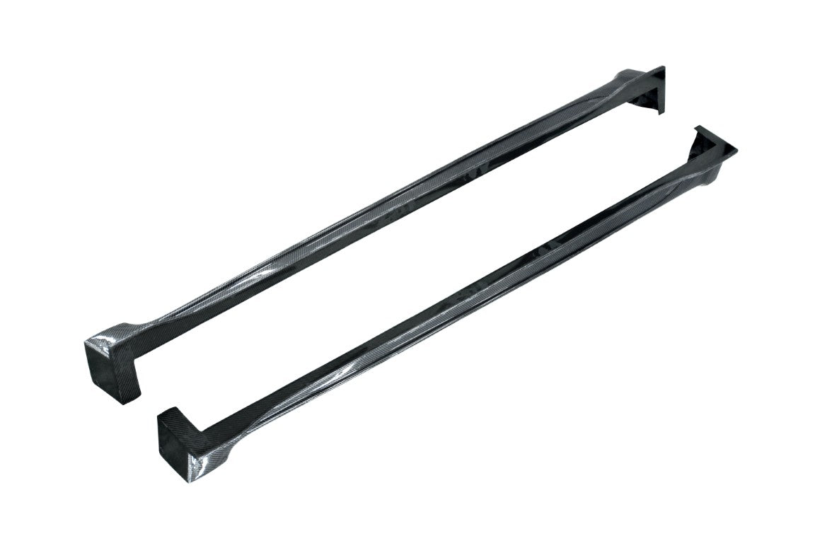 Audi RS3 8V.5 2018 2019 2020 with Aftermarket Parts - Side Skirts & Side Skirts Extentions Carbon Fiber / FRP from SPECTER PLUS