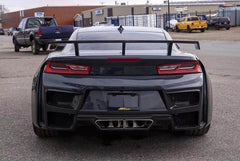 Chevrolet Camaro 6th Gen ZL1 Z/28 2SS 1SS 3LT 2LT 1LT 2LS 1LS 2015 2016 2017 2018 2019 2020 2021 2022 2023 2024 with Aftermarket Parts - Rear Bumper Carbon Fiber/FRP from SPECTER PLUS