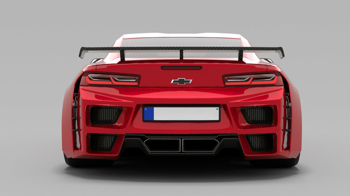 2ss Rear Diffuser Camaro 6th Gen ZL1 Z/28 2SS 3LT 2LS Aftermarket Parts SPECTER PLUS ...