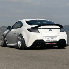 Subaru BRZ ZD8 2020 2021 2022 2023 2024 &amp; Toyota GR86 ZN8 2020 2021 2022 2023 2024 with Aftermarket Parts - "HIDROGAI" Single Exhaust Tip Conversion Cap Carbon Fiber / FRP