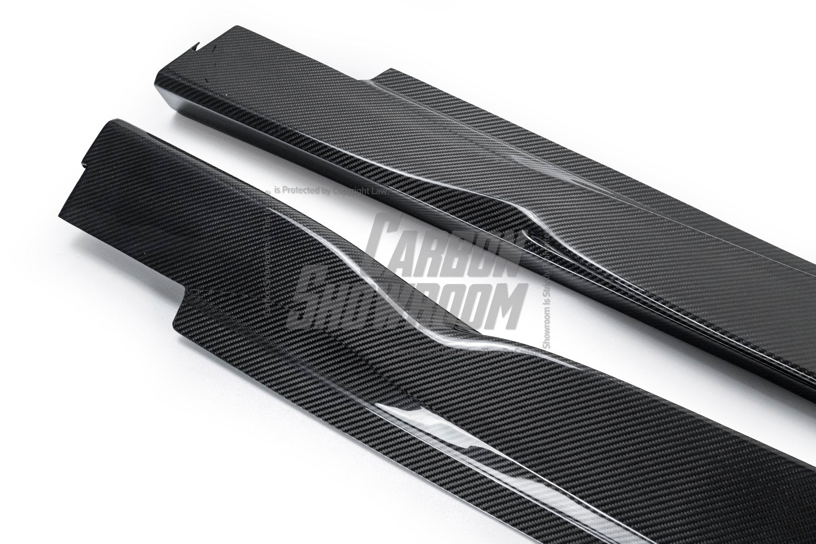 Porsche Cayenne 9Y0 9Y3 2018-ON with Aftermarket Parts - Side Skirts Pre-preg Carbon Fiber from TAKD Carbon