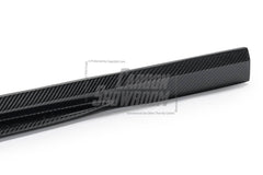 Porsche Cayenne 9Y0 9Y3 2018-ON with Aftermarket Parts - Side Skirts Pre-preg Carbon Fiber from TAKD Carbon