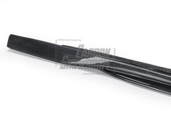 Porsche Cayenne 9Y0 9Y3 2018-ON with Aftermarket Parts - Side Skirts Pre-preg Carbon Fiber from TAKD Carbon