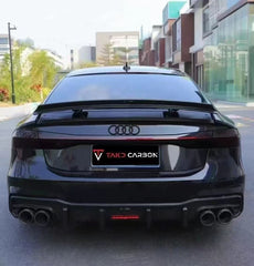 TAKD Carbon Rear Diffuser for Audi A7 S-Line & S7 C8 2018-ON Carbon Fiber