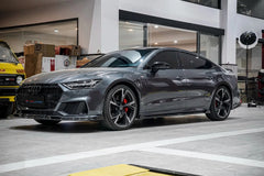 TAKD Carbon Audi A7 S-Line & S7 C8 2019-ON Front Lip Rear Diffuser Bumper Canards Carbon Fiber