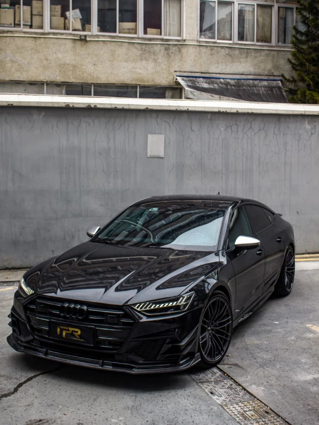 TAKD Carbon Audi A7 S-Line & S7 C8 2019-ON Front Lip Rear Diffuser Bumper Canards Carbon Fiber