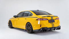 BMW 5 Series 530 540 & i5 e/x Drive40 M60 G60 G61 2024-ON with Aftermarket Parts - V1 Style Side Skirts Pre-preg Carbon Fiber from TAKD Carbon