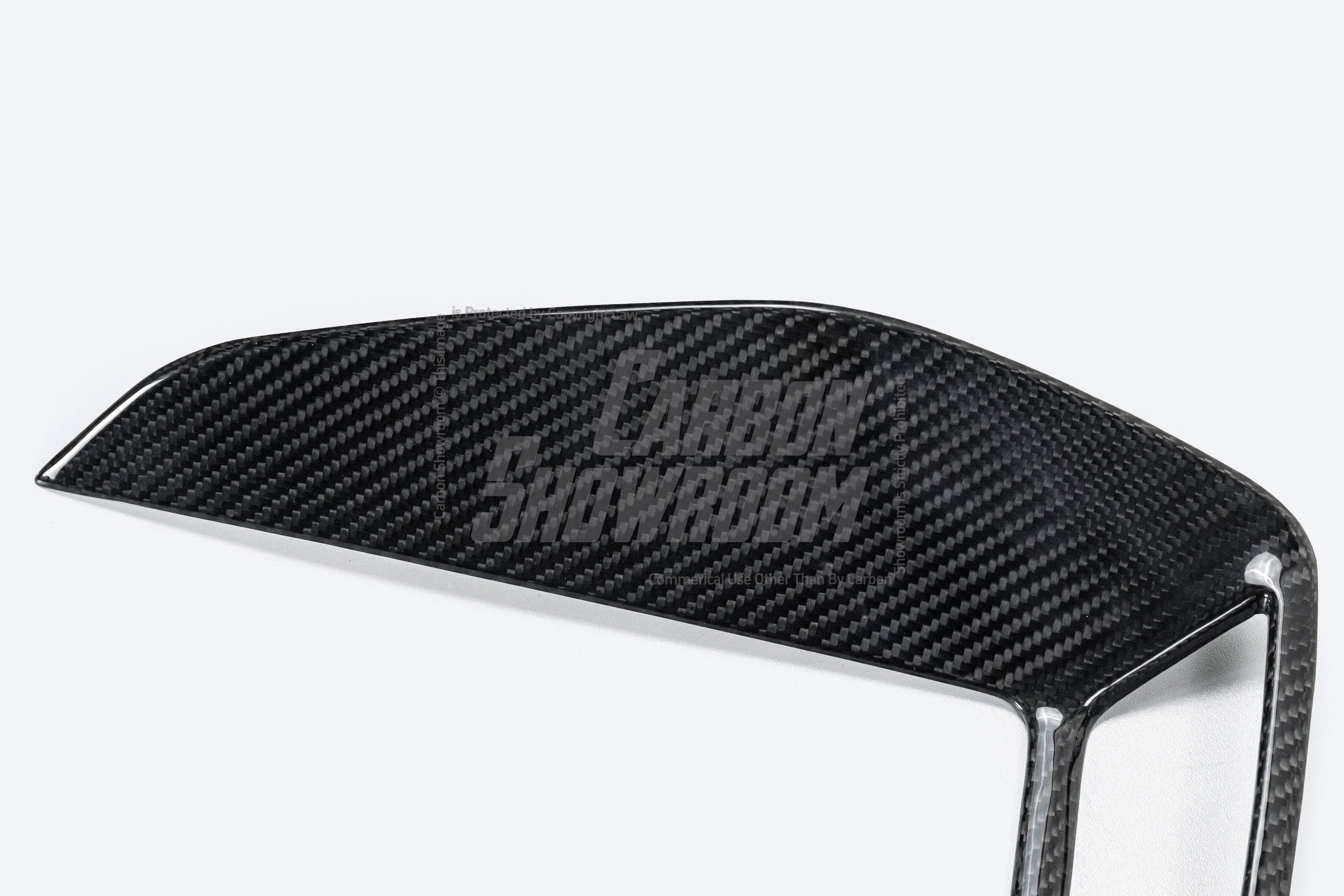 BMW 3 Series 330i (with M-package bumper, does not fit base model) M340i G20 LCI 2023 2024 with Aftermarket Parts - Front Bumper Upper Valences Pre-preg Carbon Fiber from TAKD Carbon