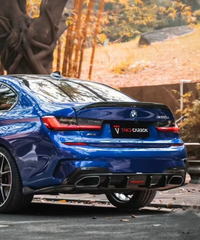 TAKD V2 Rear Diffuser & Canards for BMW 3 Series 330i M340i G20 Pre-LCI Carbon Fiber