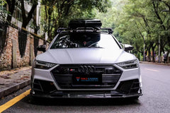 TAKD Carbon Audi A7 S-Line & S7 C8 2019-ON Front Lip Rear Diffuser Bumper Canards Carbon Fiber