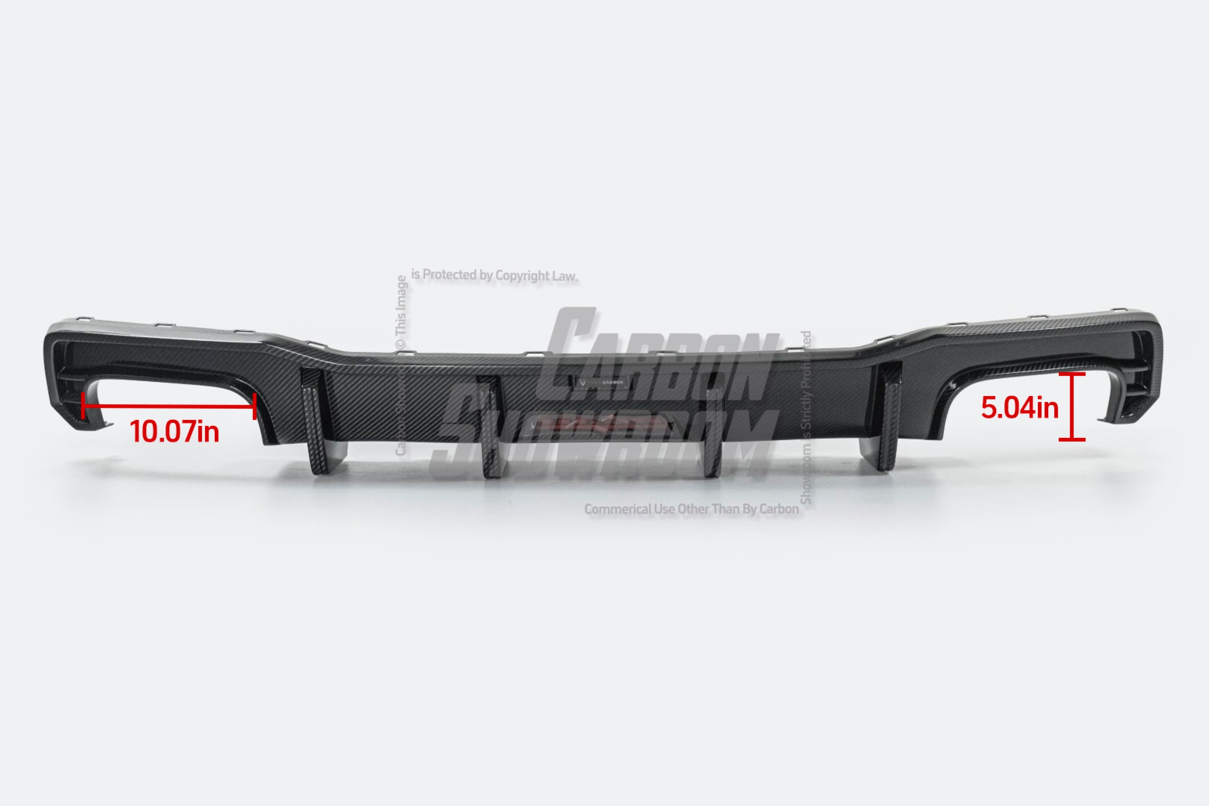 Audi S7 A7 (with s-line bumper) C8 2019 2020 2021 2022 2023 2024 with Aftermarket Parts - Rear Diffuser Pre-preg Carbon Fiber from TAKD Carbon
