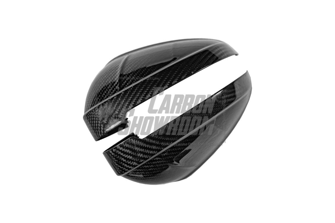Audi RS5 S5 A5 B9 / B9.5 2017-ON & RS4 S4 A4 B9 / B9.5 2017-ON with Aftermarket Parts - Mirror Caps Pre-preg Carbon Fiber from TAKD Carbon