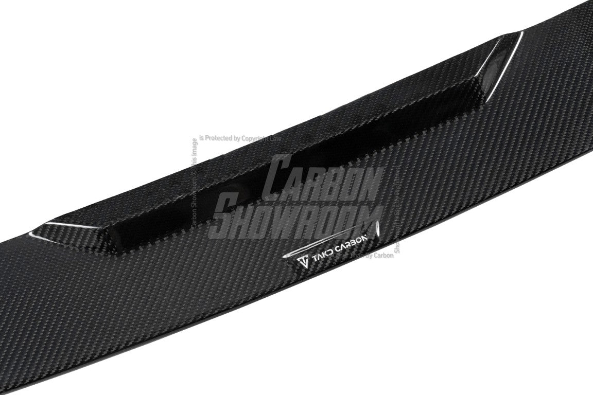 Audi S5 A5 S-line (with s-line bumper) B9.5 2020 2021 2022 2023 2024 with Aftermarket Parts - Front Lip Pre-preg Carbon Fiber from TAKD Carbon