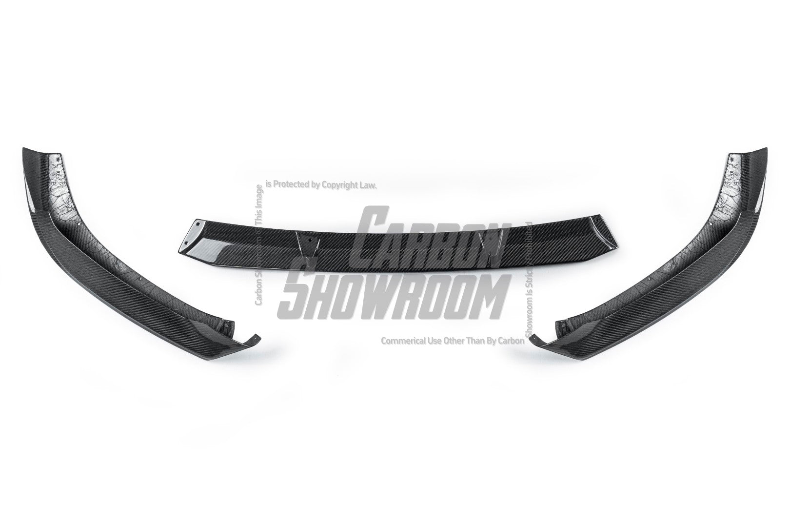 Audi S5 A5 S-line (with s-line bumper) B9 2017-2019 with Aftermarket Parts - Front Lip Pre-preg Carbon Fiber from TAKD Carbon