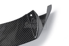 Audi S5 A5 S-line (with s-line bumper) B9 2017-2019 with Aftermarket Parts - Front Lip Pre-preg Carbon Fiber from TAKD Carbon