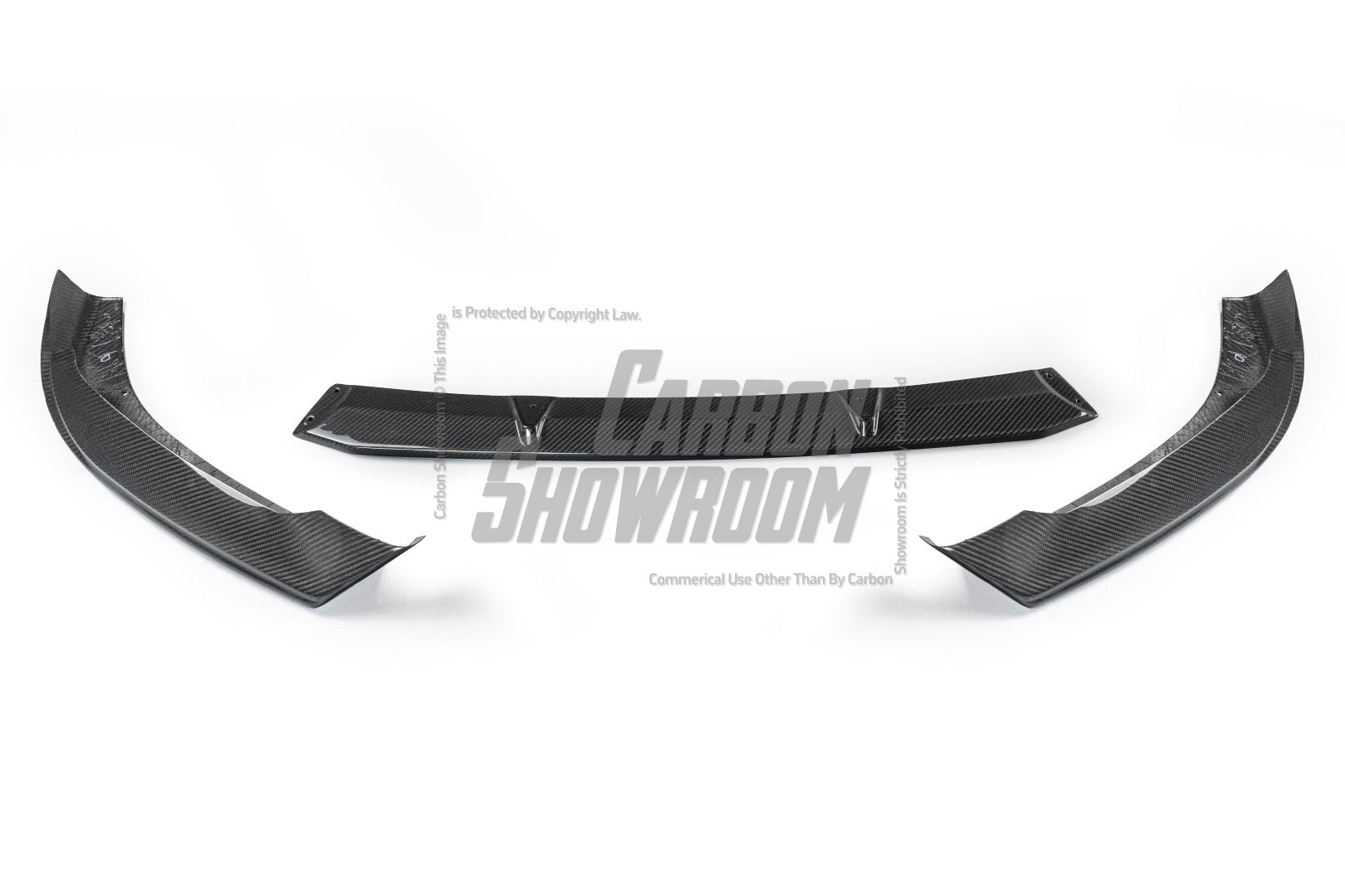 Audi S5 A5 S-line (with s-line bumper) B9 2017-2019 with Aftermarket Parts - Front Lip Pre-preg Carbon Fiber from TAKD Carbon