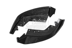 BMW 3 Series 330i (with M-package bumper,Does not fit base model) M340i G20 G21 LCI 2023-ON with Aftermarket Parts - V2 Style Front Lip Pre-preg Carbon Fiber from TAKD Carbon