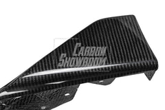 BMW 3 Series 330i (with M-package bumper,Does not fit base model) M340i G20 G21 LCI 2023-ON with Aftermarket Parts - V2 Style Front Lip Pre-preg Carbon Fiber from TAKD Carbon