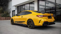 TAKD Carbon BMW 4 Series G22 G23 G26 i4 & Gran coupe 430i M440i Side Skirts Front Canards Rear Diffuser & Canards Carbon Fiber 