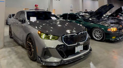 BMW 5 Series 530 540 & i5 e/x Drive40 M60 G60 G61 2024-ON with Aftermarket Parts - Hood Pre-preg Carbon Fiber from TAKD Carbon