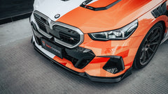 BMW 5 Series 530 540 (with M-package bumper, does not fit base model) & i5 e/x Drive40 (with M-package bumper, does not fit base model) M60 G60 G61 2024-ON with Aftermarket Parts - V1 Style Front Lip Pre-preg Carbon Fiber from TAKD Carbon