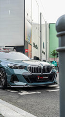 BMW 5 Series 530 540 (with M-package bumper, does not fit base model) & i5 e/x Drive40 (with M-package bumper, does not fit base model) M60 G60 G61 2024-ON with Aftermarket Parts - V1 Style Air Intake Vents Cover Pre-preg Carbon Fiber from TAKD Carbon
