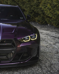 BMW M3 M3C M3CS G80 G81 2021 2022 2023 2024 & M4 M4C M4CS G82 G83 2021 2022 2023 2024 with Aftermarket Parts - CSL / Without ACC & CSL / With ACC Front Kidney Grill Pre-preg Carbon Fiber from Aero Republic