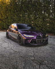 BMW M3/M3C G80/G81 2021 2022 2023 2024 & M4/M4C G82/G83 2021 2022 2023 2024 with Aftermarket Parts - CSL without ACC Sensor & CSL without ACC Sensor Grill Pre-preg Carbon Fiber from TAKD Carbon