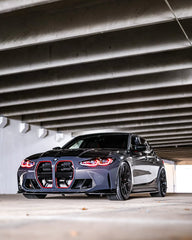 BMW M3/M3C G80/G81 2021 2022 2023 2024 & M4/M4C G82/G83 2021 2022 2023 2024 with Aftermarket Parts - CSL without ACC Sensor & CSL without ACC Sensor Grill Pre-preg Carbon Fiber from TAKD Carbon