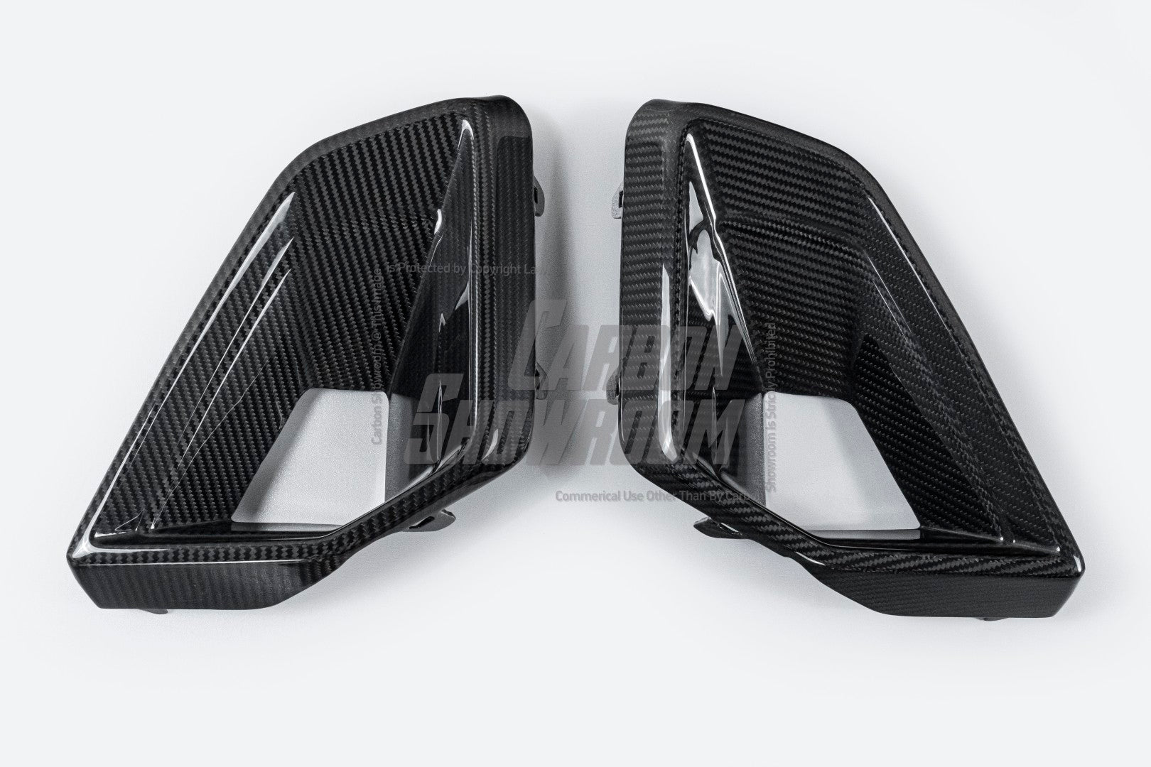 BMW X5 s/x Drive 40i & xDrive 50e (With M-Package, does not fit base model) & M60i G05 LCI 2024-ON with Aftermarket Parts - Front Intake Vents Dry Pre-preg Carbon Fiber from TAKD Carbon