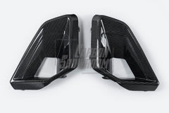 BMW X5 s/x Drive 40i & xDrive 50e (With M-Package, does not fit base model) & M60i G05 LCI 2024-ON with Aftermarket Parts - Front Intake Vents Dry Pre-preg Carbon Fiber from TAKD Carbon